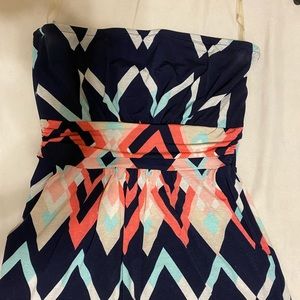 Strapless maxi dress